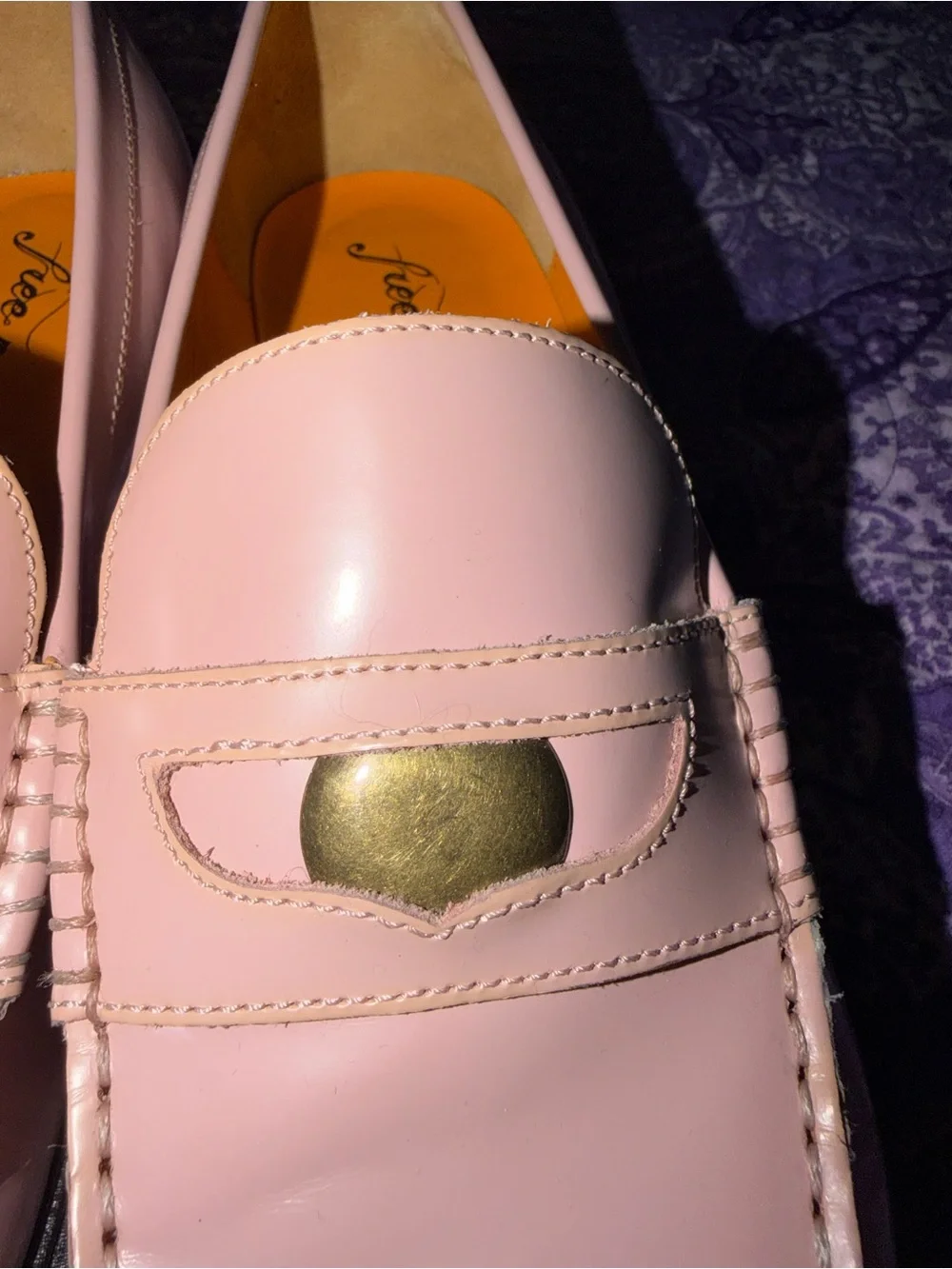 FREE PEOPLE Liv Penny Loafer Perfect Pink
